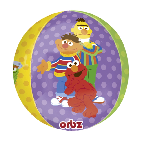 Folienballon-Orbz-Sesamstrasse-Ernie-Bert-Elmo
