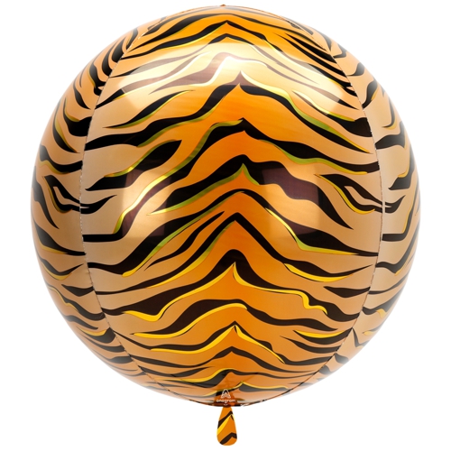 Folienballon-Orbz-Tiger-Luftballon-Kugel-Deko