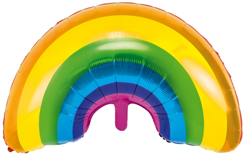 Folienballon-Regenbogen-Shape-Luftballon-Geschenk-Kindergeburtstag-Geburtstag-Gruss