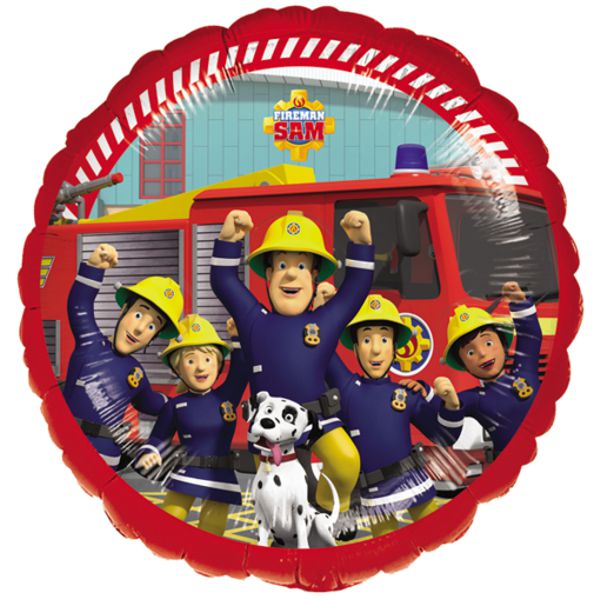 Folienballon-Feuerwehrmann-Sam-Luftballon-Partydekoration-Kindergeburtstag-Geschenk