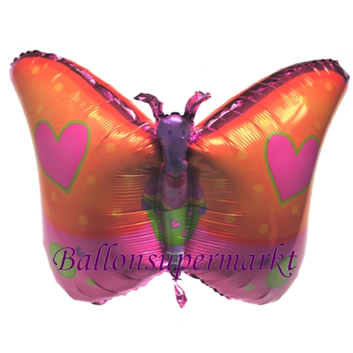 Folienballon-Schmetterling-Luftballon-Geschenk-Kindergeburtstag