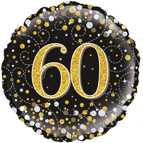 Folienballon-Sparkling-Fizz-60-Luftballon-holografisch-60-Geburtstag-Geschenk-Jubilaeum