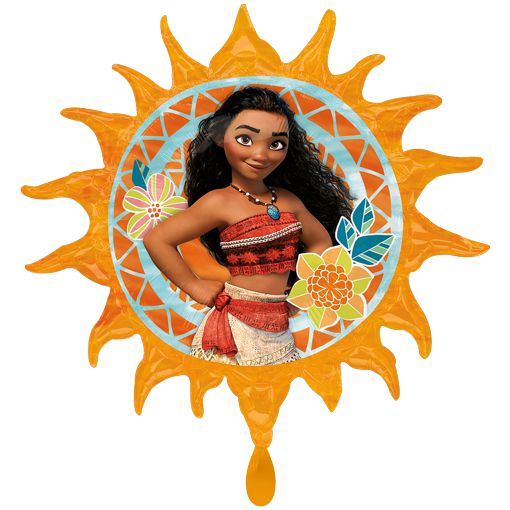 Folienballon-Vaiana-Shape-Luftballon-Moana-Partydekoration-Geschenk-Disney