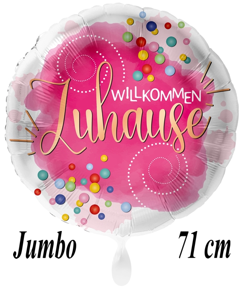 Folienballon-Willkommen-Zuhause-Jumbo-Luftballon-Gruesse-Willkommensgruss-Geschenk