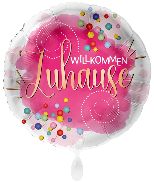 Folienballon-Willkommen-Zuhause-Luftballon-Gruesse-Willkommensgruss-Geschenk