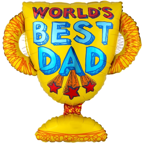 Folienballon-Worlds-Best-Dad-Luftballon-Geschenk-zum-Vatertag-Dekoration-Papa