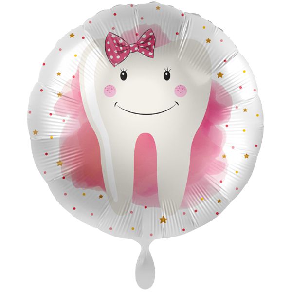 Folienballon-Zahn-Girl-Luftballon-zur-Geburt-Babyparty-Taufe-Junge
