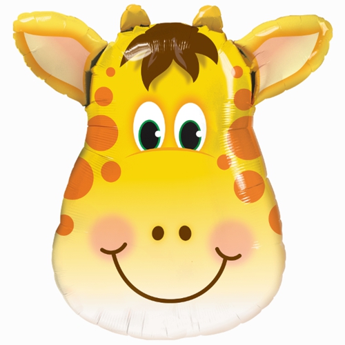 Folienballon-lustige-Giraffe-Shape-Luftballon-Geschenk-zum-Kindergeburtstag