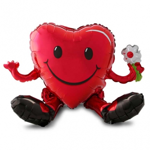 Folienballon-sitzender-Herz-Smiley-Luftballon-zum-Valentinstag-Geschenk-Liebe-Luftfuellung