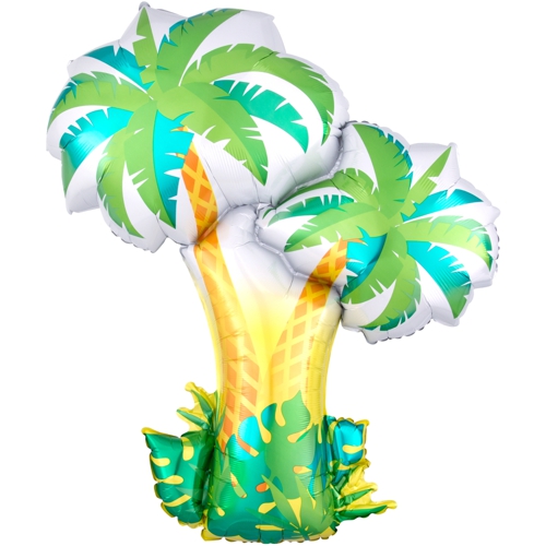 Folienballon-tropische-Palmen-Luftballon-Geschenk-Mottoparty-Dekoration-Hawaii