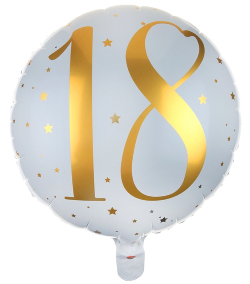 Folienballon-zum-18.-Geburtstag-Luftballon-weiss-gold-Geburtstag-18-Geschenk-Jubilaeum