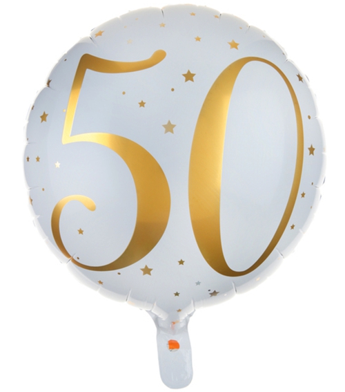 Folienballon-zum-50.-Geburtstag-Luftballon-weiss-gold-Geburtstag-50-Geschenk-Jubilaeum