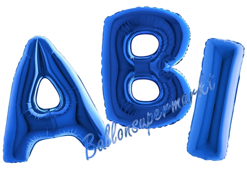 Folienballons-Abi-Blau-Midi-66-cm-Dekoration-zum-Abitur-Geschenk-Luftballons-Raumdeko