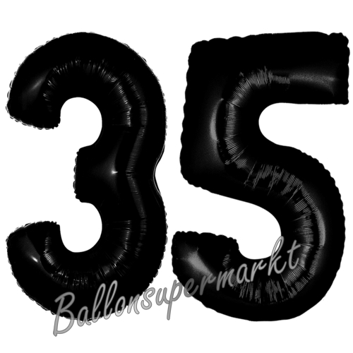 Folienballons-Zahlen-35-Schwarz-Luftballons-Geschenk-35.-Geburtstag-Jubilaeum-Firmenveranstaltung