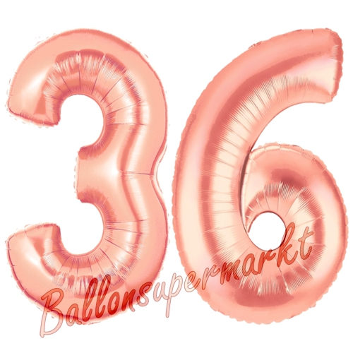 Folienballons-Zahlen-36-Rosegold-Luftballons-Geschenk-36.-Geburtstag-Jubilaeum-Firmenveranstaltung