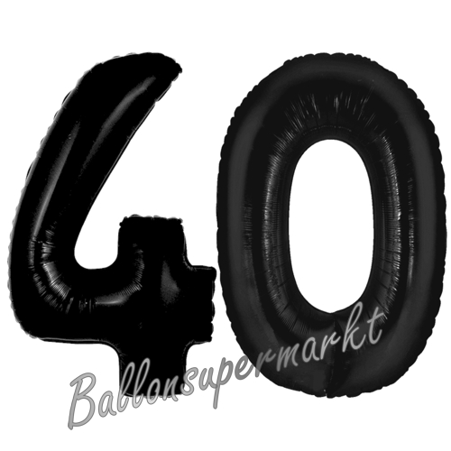 Folienballons-Zahlen-40-Schwarz-Luftballons-Geschenk-40.-Geburtstag-Jubilaeum-Firmenveranstaltung