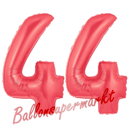Folienballons-Zahlen-44-Rot-Luftballons-Geschenk-44.-Geburtstag-Jubilaeum-Firmenveranstaltung