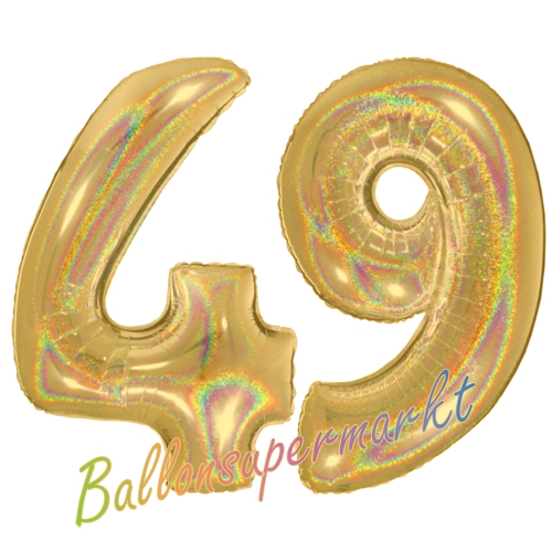 Folienballons-Zahlen-48-holografisch-Gold-Luftballons-Geschenk-48.-Geburtstag-Jubilaeum-Firmenveranstaltung