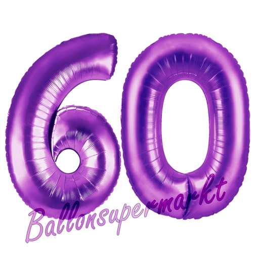 Folienballons-Zahlen-60-Lila-Luftballons-Geschenk-60.-Geburtstag-Jubilaeum-Firmenveranstaltung