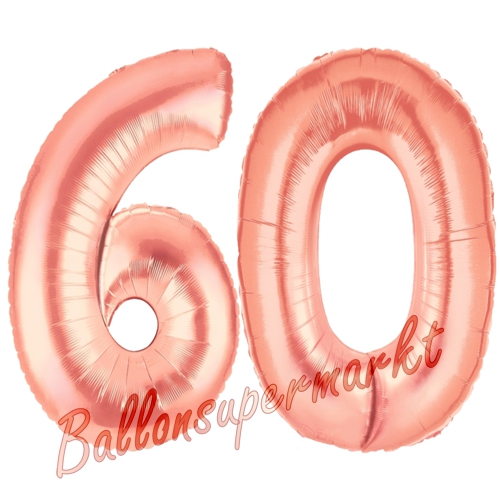 Folienballons-Zahlen-60-Rosegold-Luftballons-Geschenk-60.-Geburtstag-Jubilaeum-Firmenveranstaltung