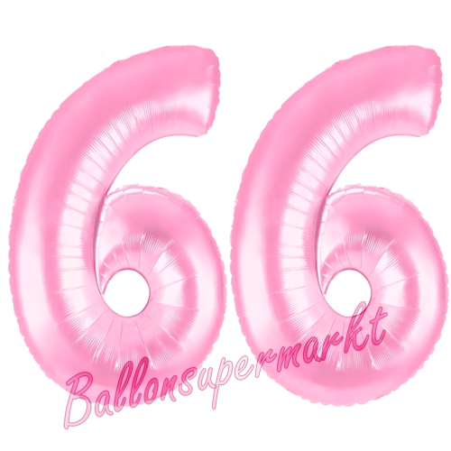 Folienballons-Zahlen-66-Rosa-Luftballons-Geschenk-66.-Geburtstag-Jubilaeum-Firmenveranstaltung