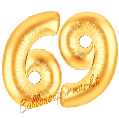 Folienballons-Zahlen-69-Gold-Luftballons-Geschenk-69.-Geburtstag-Jubilaeum-Firmenveranstaltung