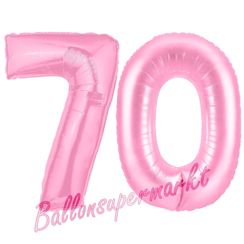 Folienballons-Zahlen-70-Rosa-Luftballons-Geschenk-70.-Geburtstag-Jubilaeum-Firmenveranstaltung