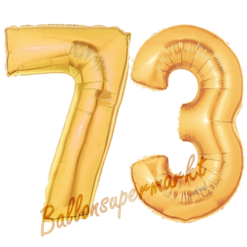 Folienballons-Zahlen-73-Gold-Luftballons-Geschenk-73.-Geburtstag-Jubilaeum-Firmenveranstaltung