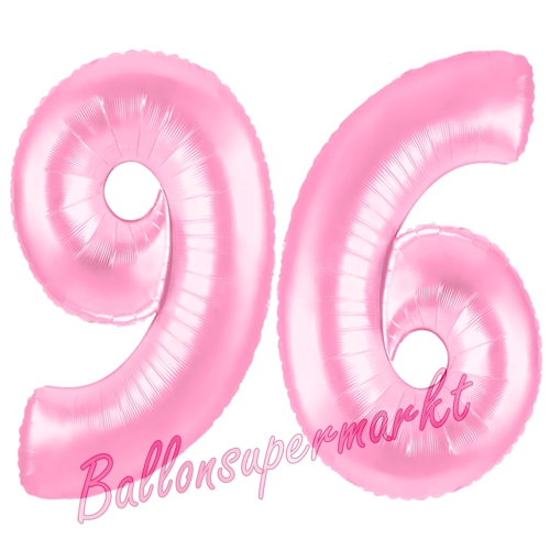 Folienballons-Zahlen-96-Rosa-Luftballons-Geschenk-96.-Geburtstag-Jubilaeum-Firmenveranstaltung