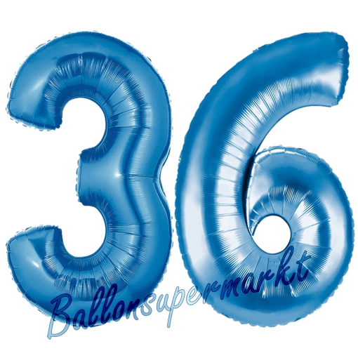 Folienballons-Zahlen-Blau-36