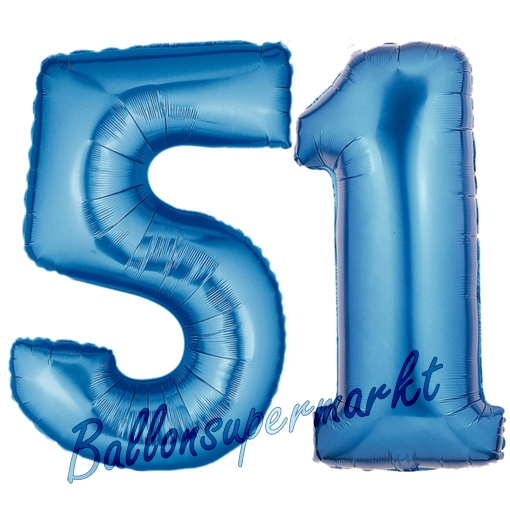 Folienballons-Zahlen-Blau-51