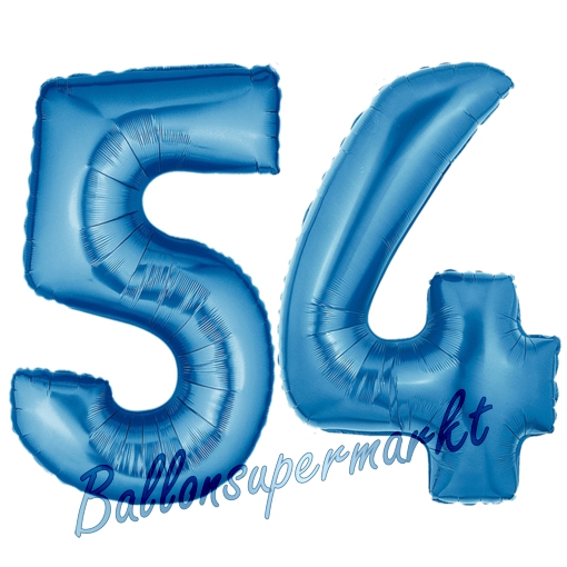 Folienballons-Zahlen-Blau-54