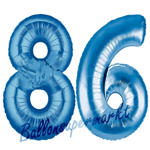 Folienballons-Zahlen-Blau-86