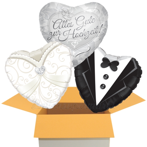 Folienballons-im-Karton-Alles-Gute-zur-Hochzeit-Brautpaar-Herzen-Dekoration-Hochzeitsgeschenk