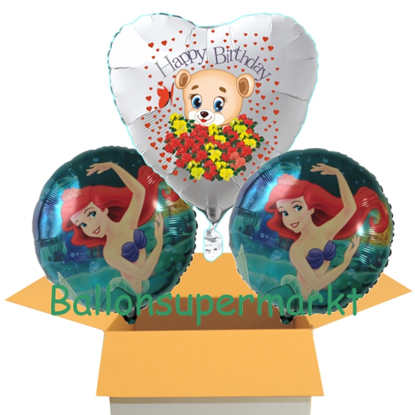 Folienballons-im-Karton-Arielle-Happy-Birthday-zum-Geburtstag-Baerchen-3er
