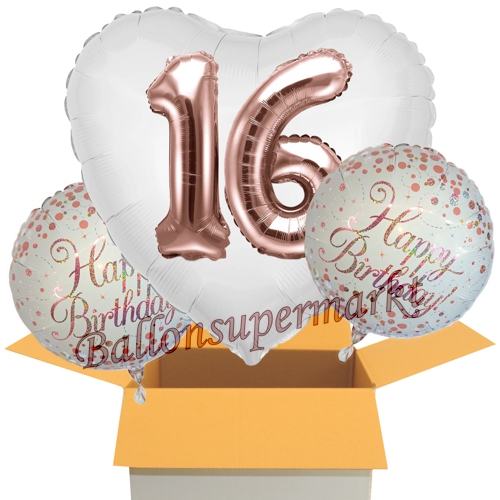 Folienballons-im-Karton-Herz-Jumbo-Zahl-16-Happy-Birthday-Sparkling-Fizz-Rosegold-Dekoration-zum-16.-Geburtstag
