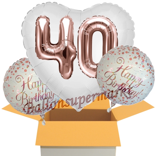 Folienballons-im-Karton-Herz-Jumbo-Zahl-40-Happy-Birthday-Sparkling-Fizz-Rosegold-Dekoration-zum-40.-Geburtstag