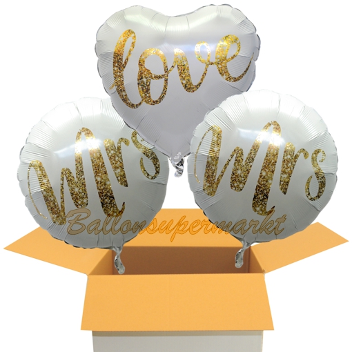 Folienballons-im-Karton-Mrs-Mrs-rund-Love-Herz-zur-Hochzeit-Lesben-Dekoration-Hochzeitsgeschenk-Regenbogenhochzeit
