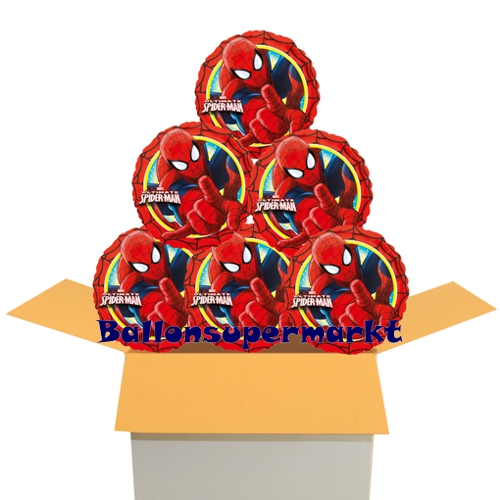 Folienballons-im-Karton-Ultimate-Spider-Man-43cm-6er-Luftballons-Geschenk-Marvel