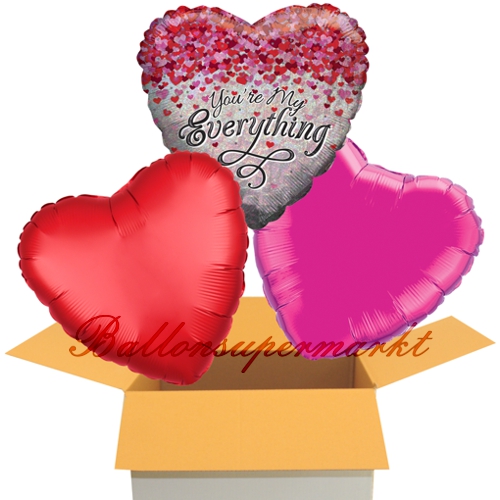 Folienballons-im-Karton-You-are-my-everything-Ballongruss-Liebesbotschaft-Valentinstag-3er-Karton
