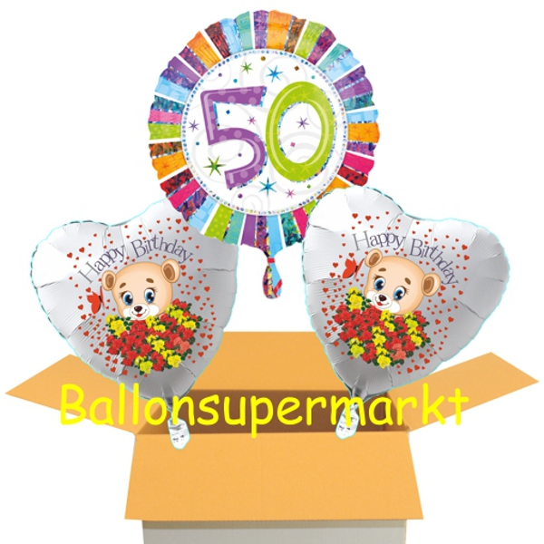 Folienballons-im-Karton-zum-50-Geburtstag-holografisch-Baerchen-3er