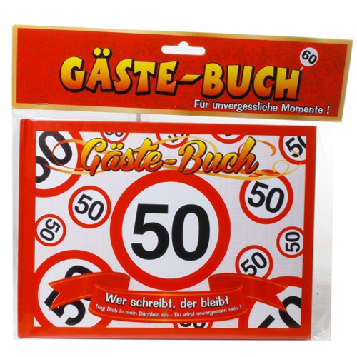 Gaestebuch-zum-50.-Geburtstag-Verkehrschild-50-Dekoration-Geburtstag