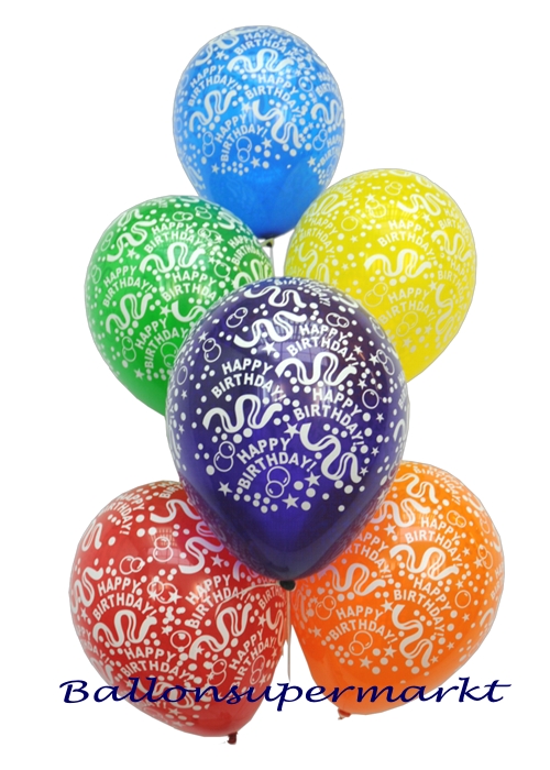 Geburtstagsballons-Happy-Birthday-Latexballons-mit-Helium-Ballongas