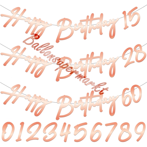 Geburtstagsbanner-Happy-Birthday-Elegant-Lush-Blush-mit-Zahlen-individuelle-Dekoration-zum-Geburtstag-Party