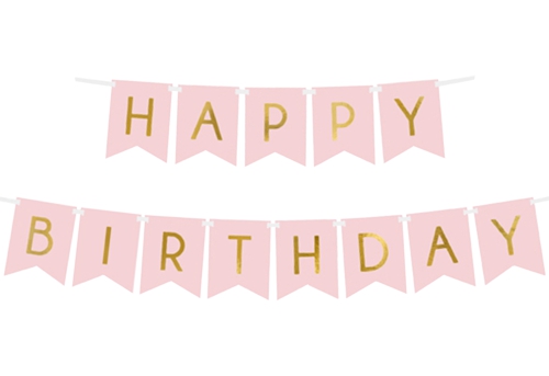 Geburtstagsbanner-Happy-Birthday-Pink-zum-Geburtstag-Kindergeburtstag-Partydekoration