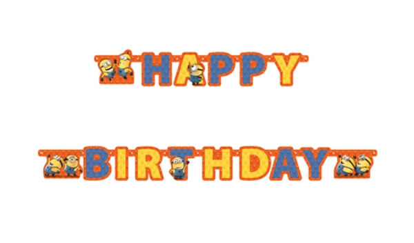 Geburtstagsbanner-Minions-Kindergeburtstag-Stuart-Dave Tim-Jerry-Universal-3