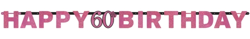 Geburtstagsbanner-Pink-Celebration-60-holografisch-zum-60.-Geburtstag-Dekoration-PartyGeburtstagsbanner-Pink-Celebration-60-holografisch-zum-60.-Geburtstag-Dekoration-Party