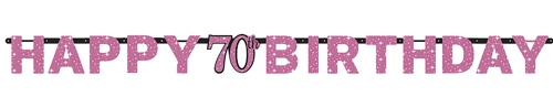 Geburtstagsbanner-Pink-Celebration-70-holografisch-zum-70-Geburtstag-Dekoration-Party
