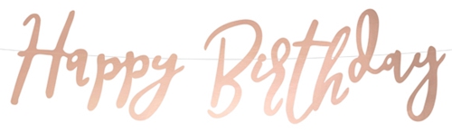 Geburtstagsbanner-Rosegold-Happy-Birthday-Partydekoration-Geburtstag-Kindergeburtstag