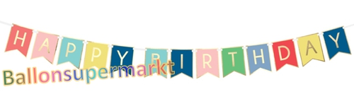 Geburtstagsbanner-Vintage-Happy-Birthday-Partydekoration-Geburtstag-Kindergeburtstag